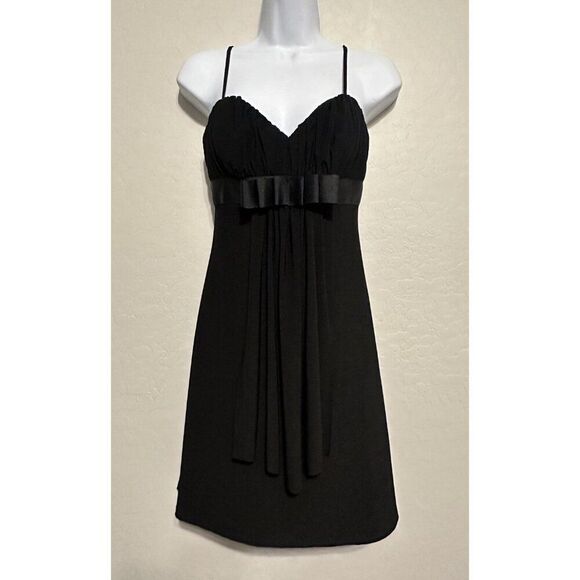 Vintage Y2K‎ Witchy Goth Black Babydoll Mini Dress 90’s 2000’s 7/8 Whimsigoth - Picture 1 of 13